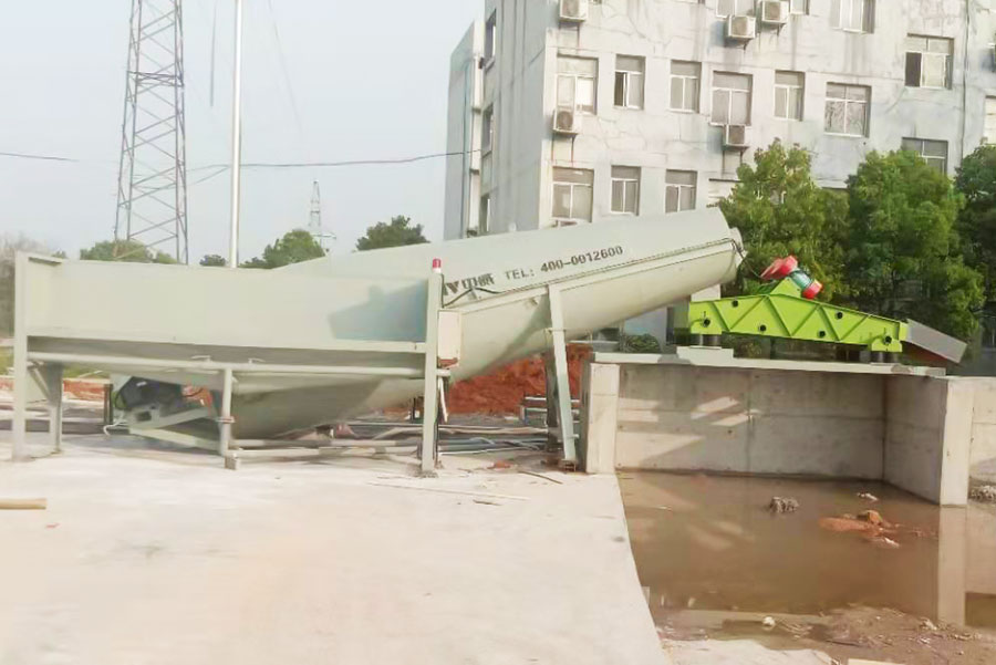 錐型砂石分離機(jī)使用現(xiàn)場