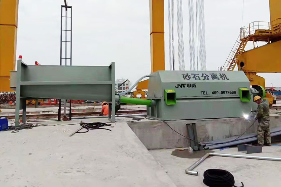 滾筒型砂石分離機(jī)使用現(xiàn)場